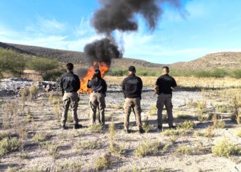 Incinera FGR Narcóticos y Objetos del Delito en La Paz