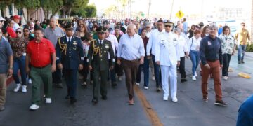 Preside Gobernador VCC ceremonia y desfile cívico-deportivo por el CXV Aniversario de la Revolución Mexicana