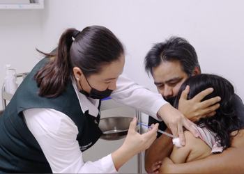 BCS mantiene campaña permanente de vacunación contra el sarampión