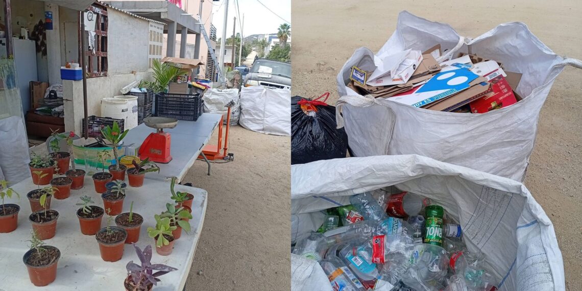 Vecinos de la Comunidad de La Playa fortalece el reciclaje con jornadas semanales de acopio